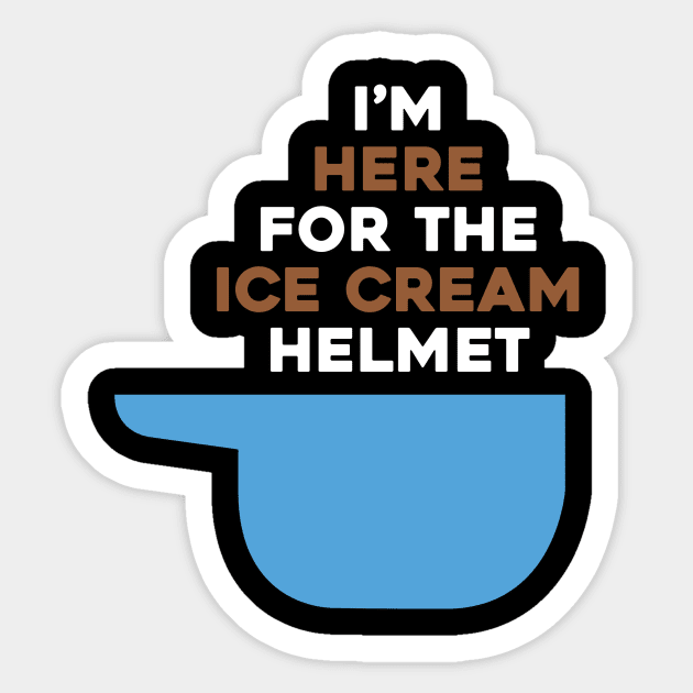 Ice Cream Helmet Sticker by BaseballAndIceCream